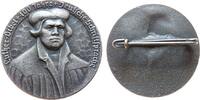 Reformation / Religion Abzeichen Zink Luther Martin (1483-1546), Leipzig, 400 Jahre deutsche Schriftsprache, ca. 33,5 MM, intakte Nadel -