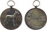 Tiere tragbare Medaille Bronze versilbert Leipzig - N.D.D. Club (Neue Deutsche Dogge ?), Dogge nach rechts / Gravur, Signatur: H.U., ca. 40 MM -