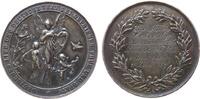Städte Medaille Silber Meisenheim (Pfalz) - Gesangsverein Concordia, Preismedaille, Engel mit Laute zwischen zwei Puttos und Vögeln / Gravur, ca -