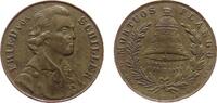 Schiller Jeton Bronze Schiller Friedrich (1759-1805), Dichter, Brustbild nach rechts / Glocke, ca. 22 MM -