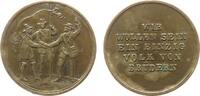Gelegenheitsmedaillen Medaille o.J. Bronze Wir wollen sein ein einig Volk von Brüdern, Rütlischwurszene / Schrift, ca. 22 MM, etwas fleckig ss