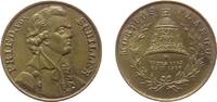 Schiller Jeton Bronze Schiller Friedrich (1759-1805), Dichter, Brustbild nach rechts / Glocke, ca. 22 MM -