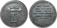Reformation / Religion Medaille Silber Bretten - auf die Vereinigung der evangelischen Protestanten und Christen, Altar mit Kelch und Buch - darüber zwei im Han -