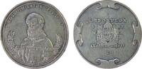 Ungarn Medaille Bronze versilbert Kossuth Lajos (1802-1894) - aud den ungarischen Politiker und Freiheitskämpfer, Brustbild halblinks / Wappen, -