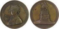 vor 1914 Medaille Bronze Friedrich II. der Große (1740-1786) - auf die Grundsteinlegung seines Denkmals anläßlich der 100-Jahrfeier zu seinem Regi -