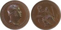 vor 1914 Medaille Bronze Friedrich Wilhelm IV. (1840-1861) - Staatspreismedaille für gewerbliche Leistungen, Büste nach rechts / Borussia mit Lorb -
