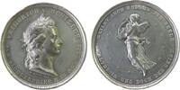 Schiller Medaille Zinn Schiller Friedrich (1759-1805) - auf seinen 100. Geburtstag, belorbeerte Büste nach rechts / Muse mit Lyra in Sternenkreis -