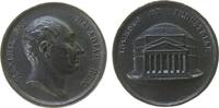 vor 1914 Medaille Eisenguß Maximilian I. Joseph (1806-1825) - Prämie für Gelehrte und Künstler, Büste nach rechts / Pantheon, v. Losch, ca. 39,5 M -