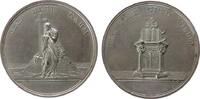 Reformation / Religion Medaille Bronze versilbert Der Herr nahm - Der Herr gibt wieder, Religio mit Kreuz vor auf Hügel im Meer / Altar mit aufgeschlagener Bilb -