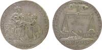 vor 1914 Jeton Messing versilbert Not und Teuerung, auf die Notzeit 1816-1817, sitzende Mutter mit zwei Kindern - O gib mir Bord mich hungert, -