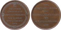 vor 1914 Medaille Bronze Ludwig I. (1825-1848) - auf seine Silberhochzeit mit Therese, gestiftet vom Historischen Verein des Untermainkreises, Meh -