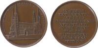 vor 1914 Medaille Bronze Ludwig I. (1825-1848) - auf die Silberhochzeit des Königspaares, gestiftet vom historischen Verein in Bamberg, Dom zu Bam -