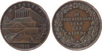 vor 1914 Medaille Bronze Walhalla - auf die Eröffnung, Walhalla / 5 Zeilen Schrift, v. Neuss, ca. 40,9 MM, kleine Randfehler -