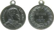 Frankreich tragbare Medaille Bronze Bazaine François-Achille (1811-1888) - auf die Belagerung von Metz, Brustbild nach rechts / Schrift, 23,2 MM -