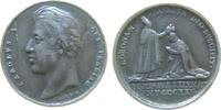 Frankreich Miniaturmedaille Silber Charles X (1824-30) - auf seine Krönung, durch den Erzbischhof von Reims, Büste nach links / Krönungsszene, v. Gayrard, c -