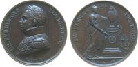 Frankreich Medaille Bronze Louis XVIII. (1814-1824) - auf den Tod von Duc de Berry (1778-1820), Brustbild von Duc de Berry nach links / Duchesse de -
