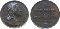 Frankreich Suitenmedaille Bronze Fontenelle Bernard le Bovier de (1657-1757) - französischer Schriftsteller, Büste nach rechts / Mehrzeiler, v. Donadio, c -