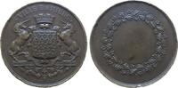 Frankreich Medaille Bronze Amiens, Stadtwappen / leeres Gravurfeld, v. Dantzell, ca. 52 MM, Randpunze: Füllhorn, viele kleine Randstöße -