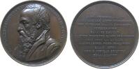 Frankreich Medaille Bronze Strasbourg (Straßburg) - auf die 300-Jahrfeier des Gymnasiums, Brustbild des ersten Rektor Johannes Sturm nach links / Me -