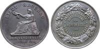 Frankreich Verdienstmedaille Bronze versilbert Hagenau (Stadt - Elsaß) - auf die Internationale Ausstellung von Hopfen, Biere und Brauereiapparate, sitzende -