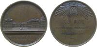 Frankreich Medaille Bronze Louis-Philippe I. (1830 - 1848) - auf die Einweihung des Museums im Schloss von Versailles, Ansicht des Schlosses / strah -