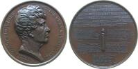 Frankreich Medaille Bronze Lisle Claude Joseph Rouget (1760-1836)- französischer Komponist, (u.a. Chant de guerre pour l'armée du Rhin / Marseillais -