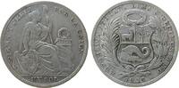 Peru 1 Sol Ag Republik -