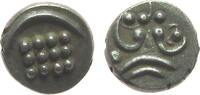 Indien IPS 1 Chuckram Ag Travancore, 1600-1847, ca. 0,35 Gramm -