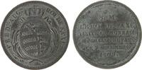 vor 1914 Medaille Bronze versilbert Friedrich August I. (1806-1827) - auf seinen Besuch in der Pariser Münze, Sachsen, Mehrzeiler / Wappen, ca. 28 -