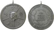 Städte tragbare Medaille Silber Halle - Für Treue in der Arbeit, Industrie- und Handelskammer, Merkur mit Flügelhelm im Kreis von 5 Symbolen / Mehrzeiler -