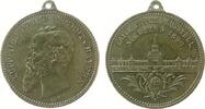 Städte tragbare Medaille Bronze Nürnberg - auf die Bayrische Landesausstellung, Büste von Luitpold nach links / Ausstellungsgebäude, v. Balmberger, ca. 3 -