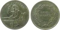 Spielgeld Spielmarke Messing Ich fordere, Spieler mit Karten / Spielmarke, ca. 19,5 MM -