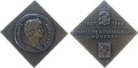 München Klippe Bronze München - auf 175 Jahre Staatliche Münzsammlung, römische Münze / Schrift zwischen Wappen, ca. 42 x 42 MM -