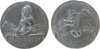 vor 1914 Medaille Zinn Friedrich August I. (1806-1827) - auf sein 50jähriges Regierungsjubiläum, Sachsen, Brustbild auf Postament / gekröntes Wap -
