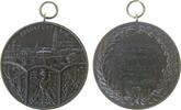 Tiere tragbare Medaille Bronze Kleintierzuchtverein Reichspost e.V. - für beste Leistung, Frankfurt, Stadtansicht mit Brücke über Wappen / Gravur, ca -