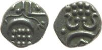 Indien IPS 1 Chuckram 1600-1847 o.J. Ag Travancore, 1600-1847, ca. 0,35 Gramm vz