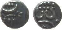 Indien IPS 1 Chuckram Ag Travancore, 1600-1847, ca. 0,35 Gramm -