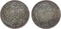 Österreich Gulden Ag Franz Joseph I, A (Wien), Patina -