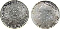 Österreich 2 Schilling Ag Schubert, Patina -