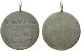 Australien Anhänger Weissmetall (?) Claver Carroll - Sydney - 4988556, Allergic to Penicillin, ca. 22 MM, öse gebrochen -