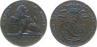 Belgien 5 Centimes Ku Leopold, kleine Randstöße -