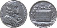 Frankreich Medaille Zinn Sarrasin (Sarasin) Jacques (1592-1660) - französischer Bildhauer des Baroks, Brustbild nach rechts / Schrifttafel zwischen -