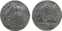 Jetons Jeton Silber Louis XV. (1715-1774) - Extraordinaire des Guerres, Büste nach rechts / Aeolus halbnackt, stehend, die Höhle der Winde öf -