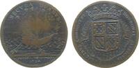 Jetons Jeton Bronze Louis XIV. (1643-1715) - auf den Prinz von Condé und sein Sohn, der Herzog von Bourbon, Burgund, Le prince de Condé et so -