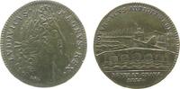 Jetons Jeton Bronze Louis XIV. (1643-1715) - auf den Straßen- und Brückenbau, Ponts et Chaussees, Büste nach rechts / Brücke und Allee, Signa -
