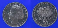 Polen 50 Zlotych Ag Chopin, minimal fleckig -