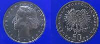 Polen 50 Zlotych Ag Chopin, minimal fleckig -