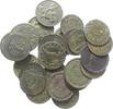Spielmarke Lot o.J. Spielgeld Messing Germania, Schwan, Schwein etc., ca. 16 bis 19 MM, 26 Stück ss bis vz