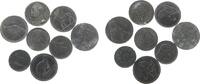 Spielgeld Spielmarke Lot Zink Deutsche Persönlichkeiten und Tiere, ca. 16 bis 22 MM, 8 Stück -