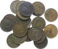 Spielgeld Spielmarke Lot Messing + Kupfer Tiere überwiegend, ca. 19 MM, 20 Stück -